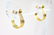 2 Pair 14K Gold Earrings - 3