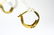 2 Pair 14K Gold Earrings - 7