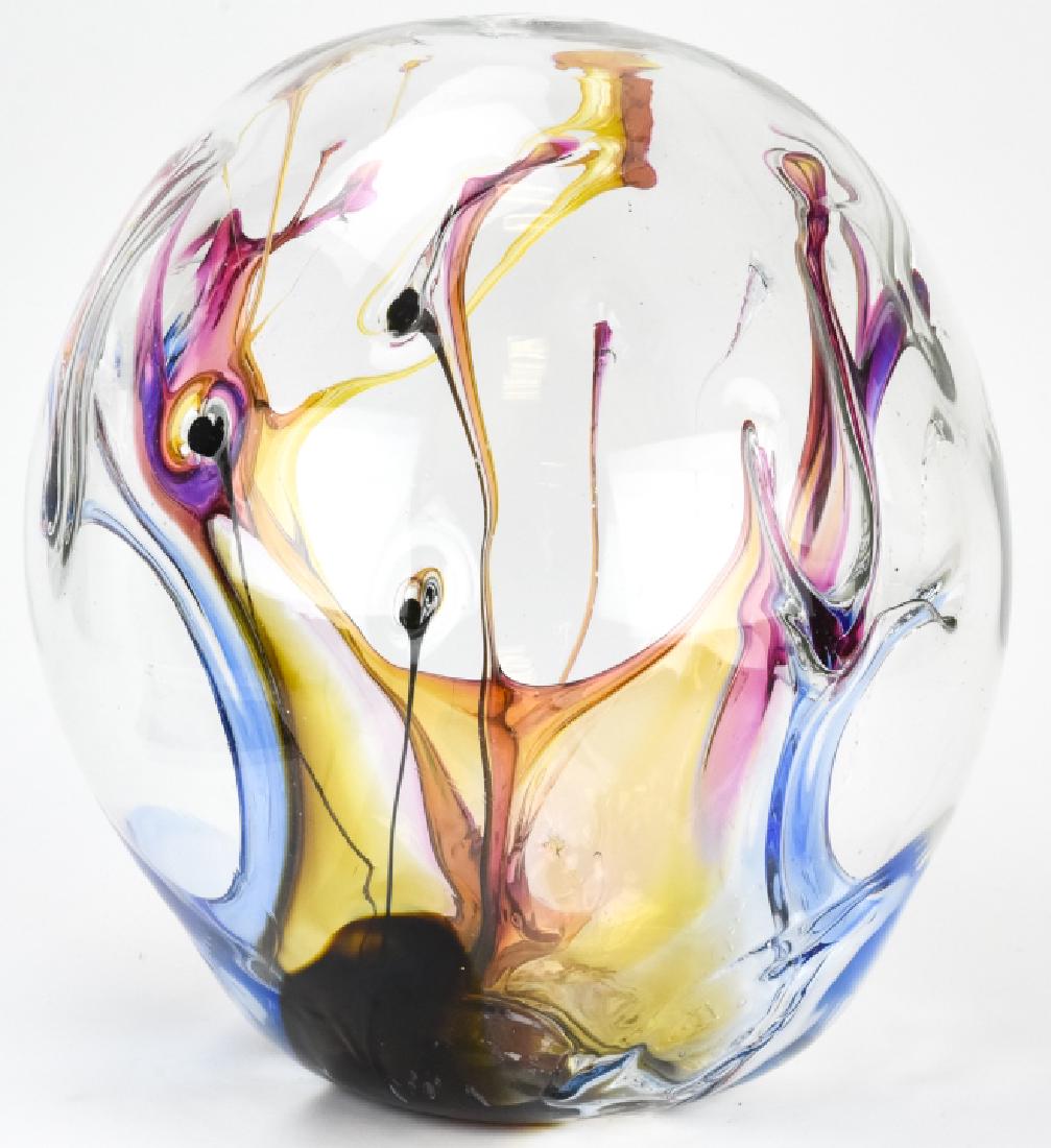 Peter Bramhall Blown Art Glass Modernist Sculpture (1 of 9)