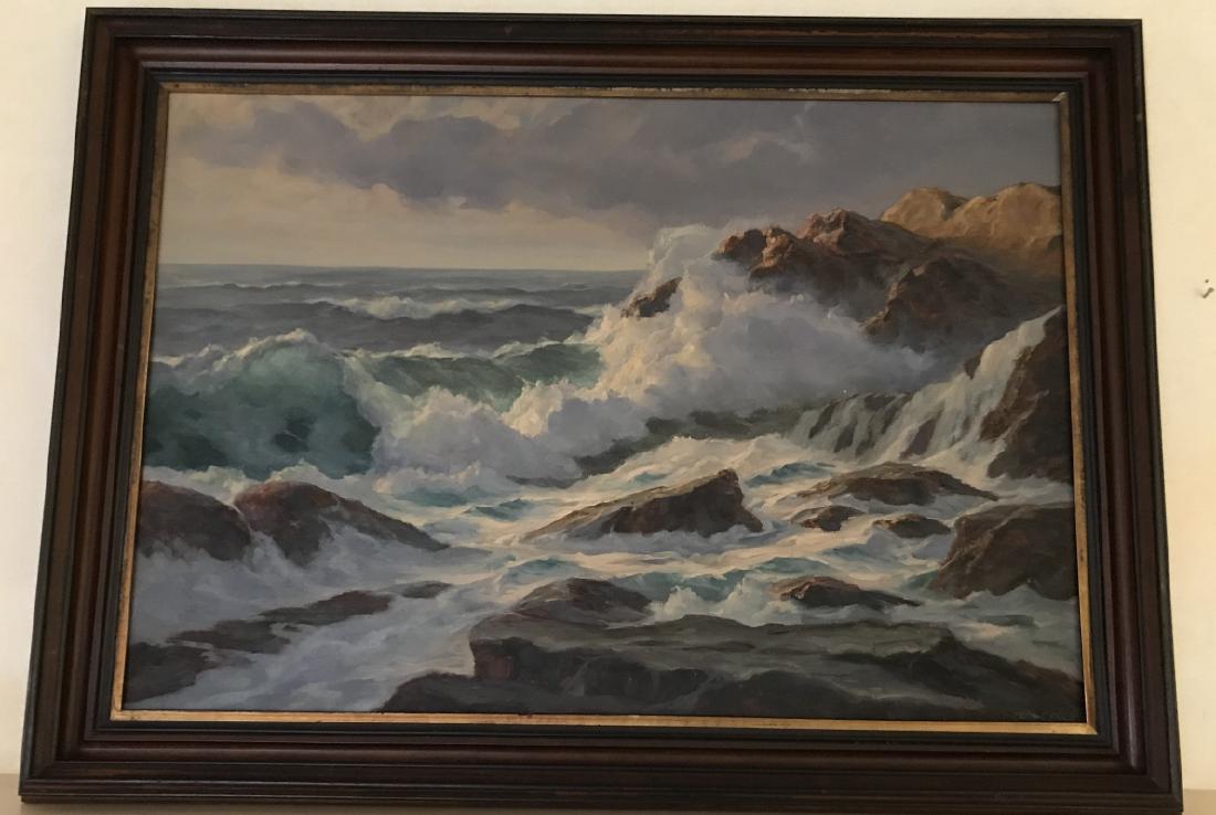 William Columbus Ehrig Seascape Oil Painting (1 of 4)