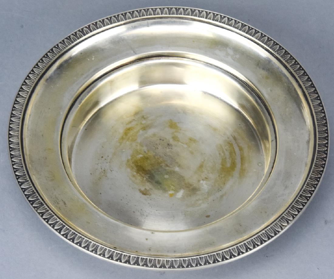 Rozet & Fischmeister Austrian Silver Wine Coaster: Antique Nice Quality Rozet & Fischmeister Vienna Austrian Silver Wine Coaster. Hallmarked and signed. Measures 6.75 inches.