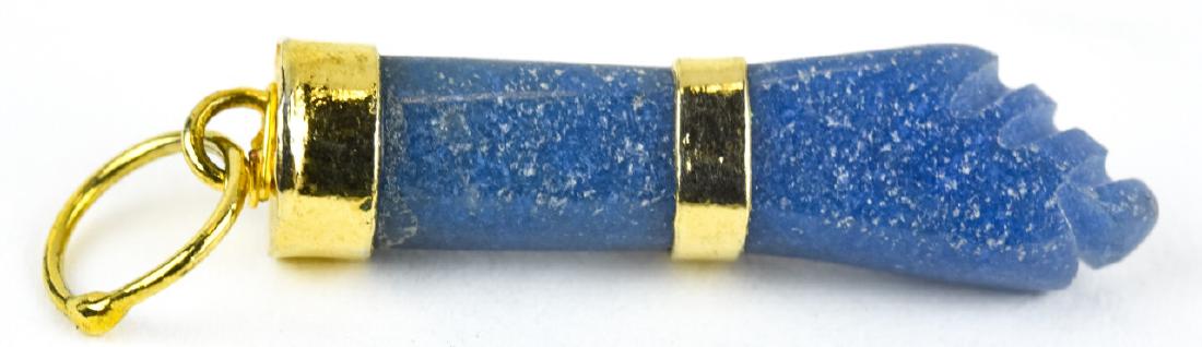 Estate Hand Carved Hardstone Figa Pendant Charm (1 of 4)