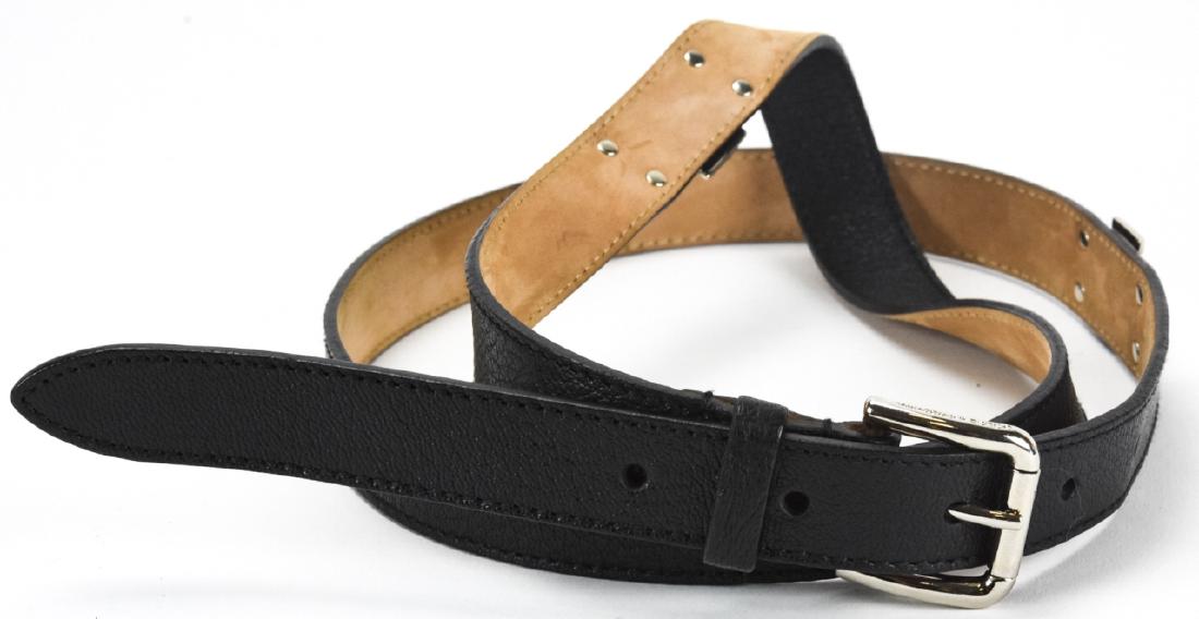 Dolce & Gabbana 38 Inch Black Leather Belt (1 of 6)