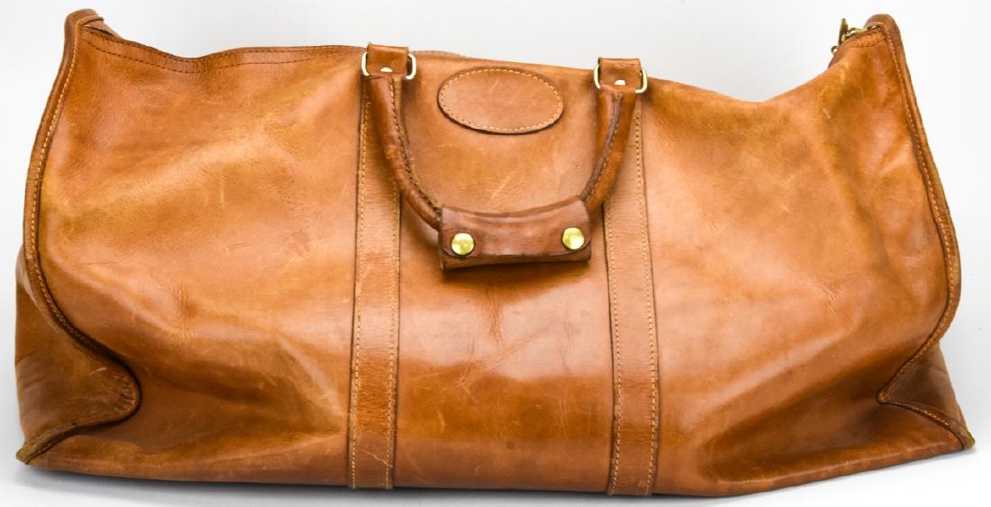 Large Vintage Leather Duffel Bag (1 of 8)