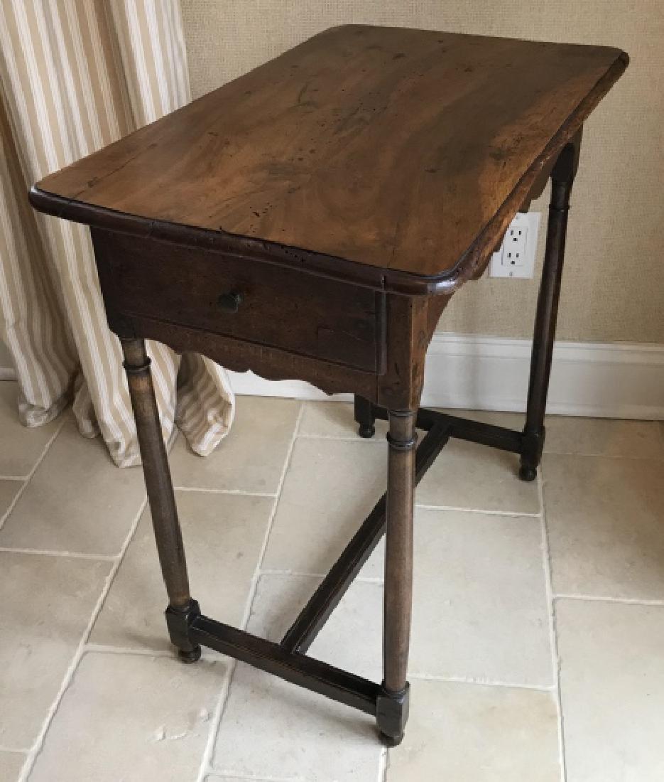 Antique Early 19th C Carved End Table w Drawer (1 of 5)