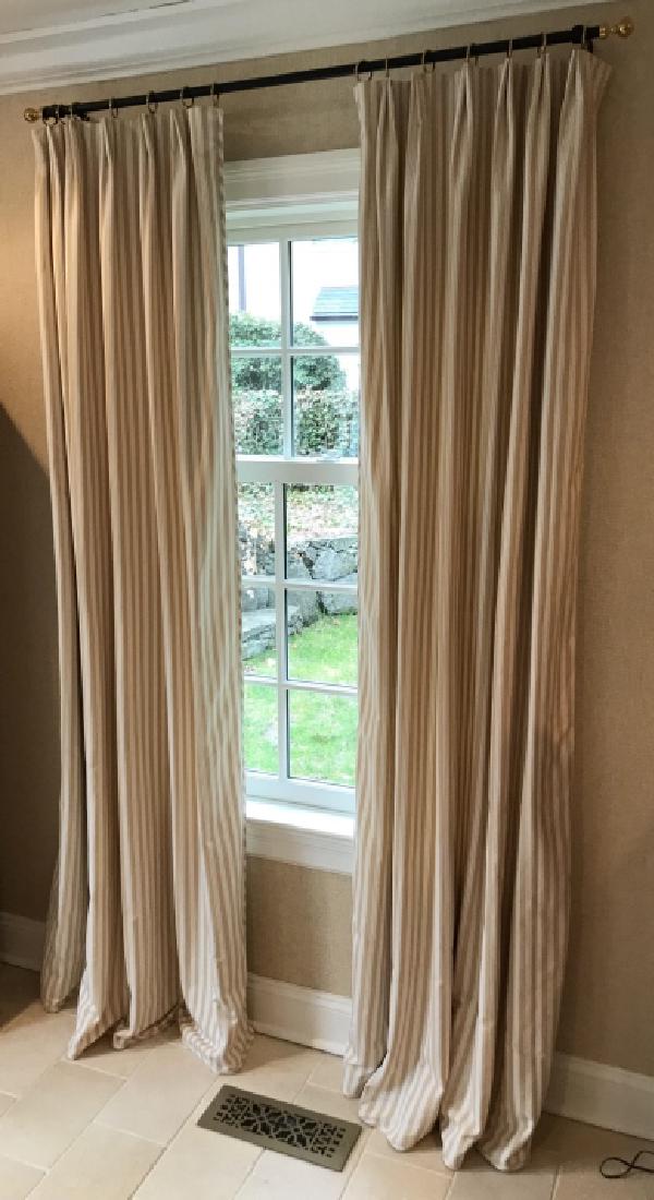 Four Panels - Custom Made Striped Window Curtains (1 of 4)