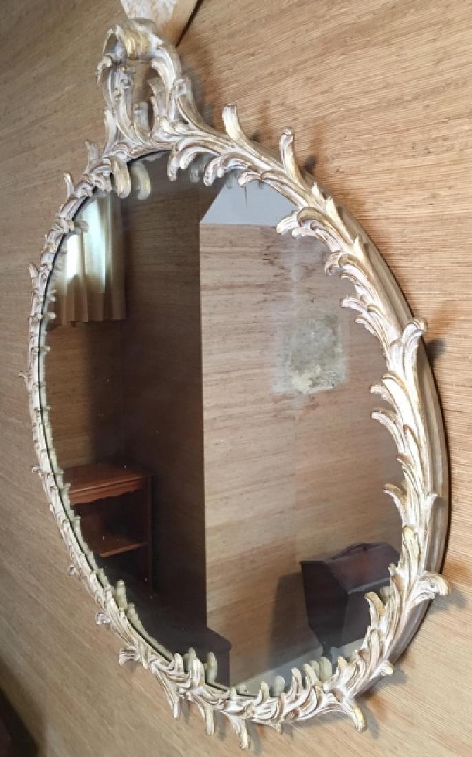 French Rococo Style Carved Wood Mirror (1 of 5)