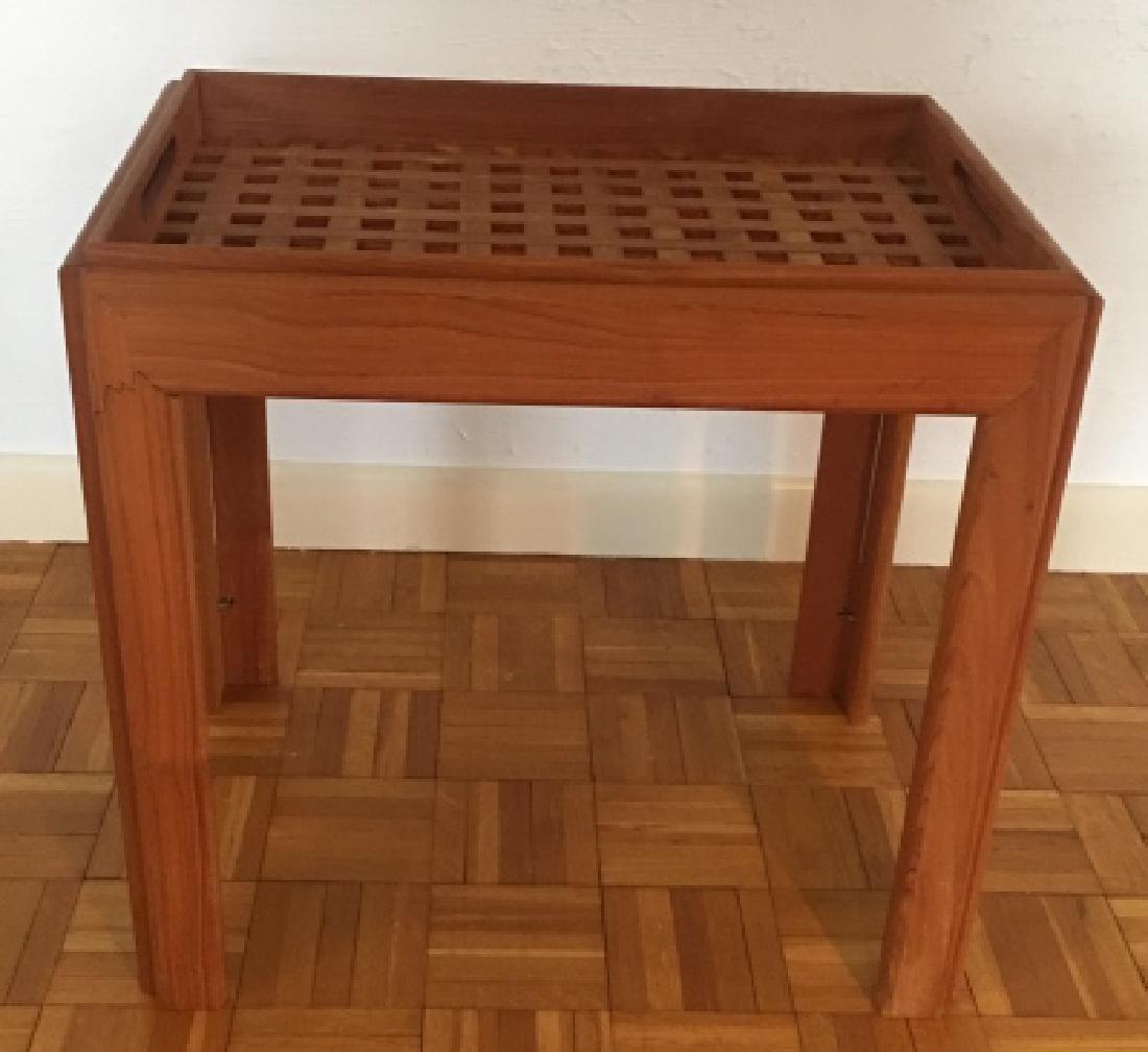 Mid C Danish Modern Trip Trap Tea / Side Table (1 of 7)