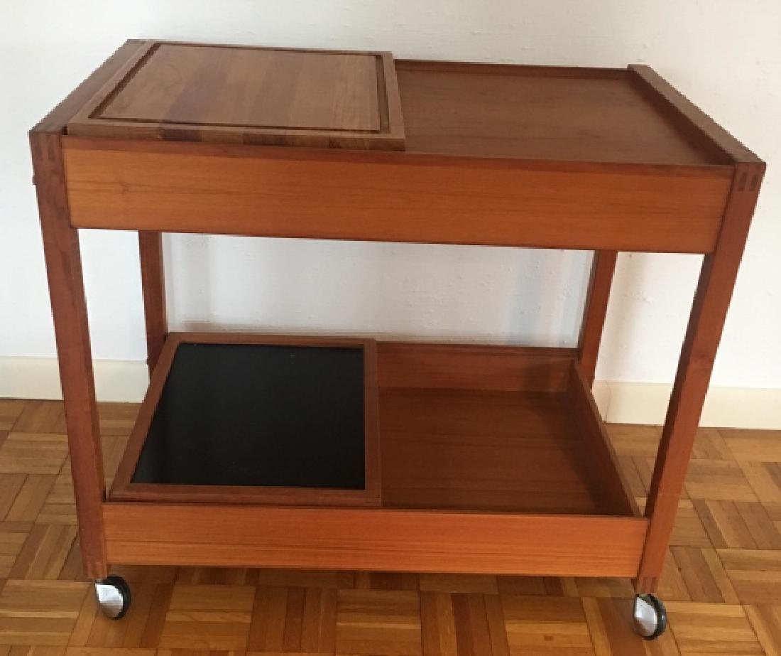 Mid Century Modern Danish Tea or Bar Cart (1 of 6)