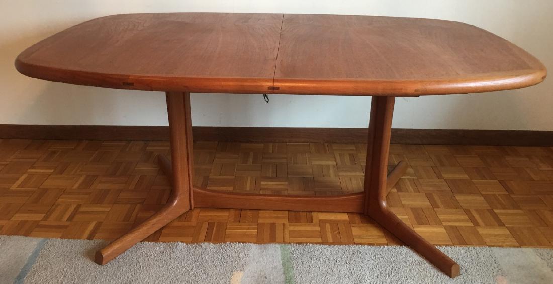 Mid Century Danish Modern Dyrlund Dining Table (1 of 6)