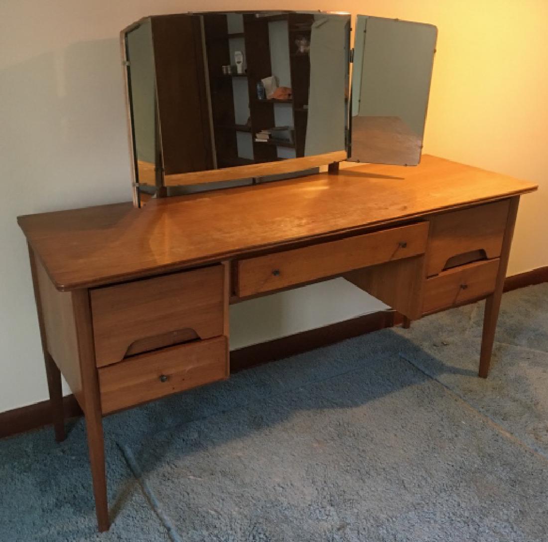 Danish Modern Style Vanity Dressing Table & Mirror (1 of 7)
