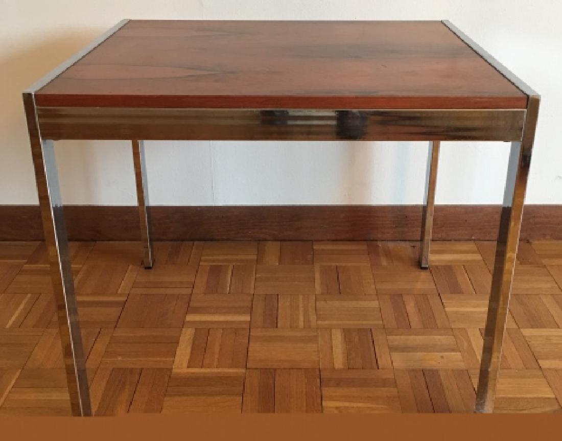 Mid Century Modern Style Chrome Side Table (1 of 3)