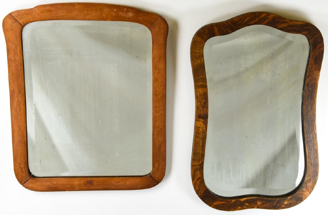 2 Wood Frame & Beveled Mirrors (1 of 7)