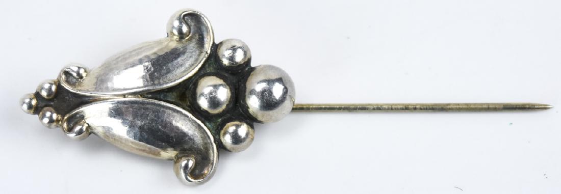 Georg Jensen Sterling Silver Floral Stick Pin (1 of 5)