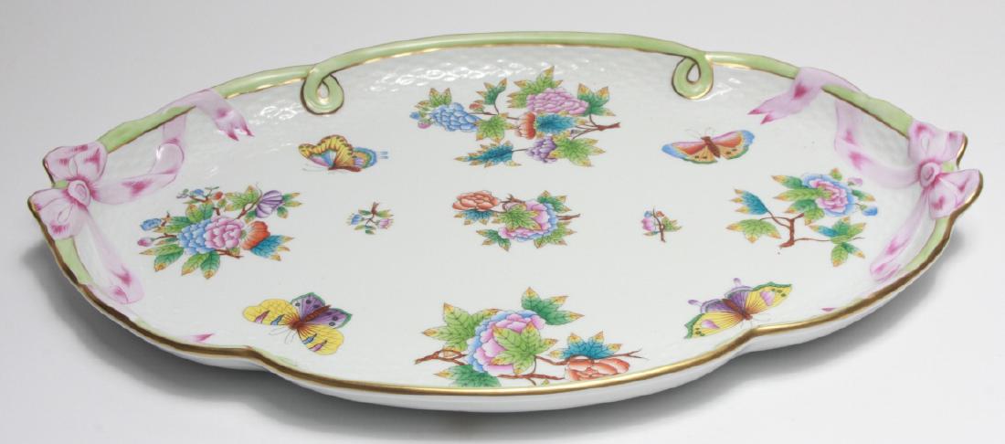 Herend of Hungary Porcelain Serving Tray w Bows (1 of 8)