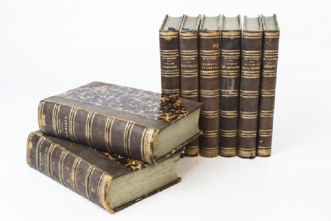 Antique Leather Bound Books of Gautier - French (1 of 3)