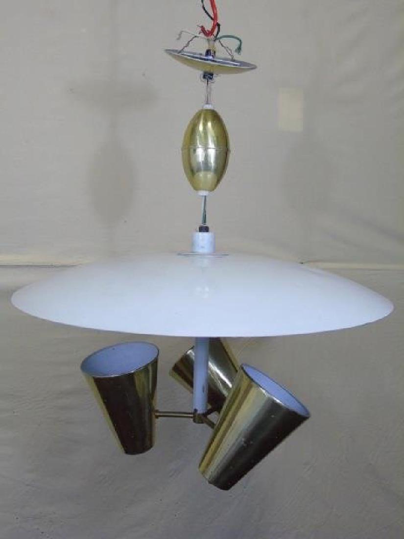 Mid Century Modern Brass Ceiling Light Fixture (1 of 3)