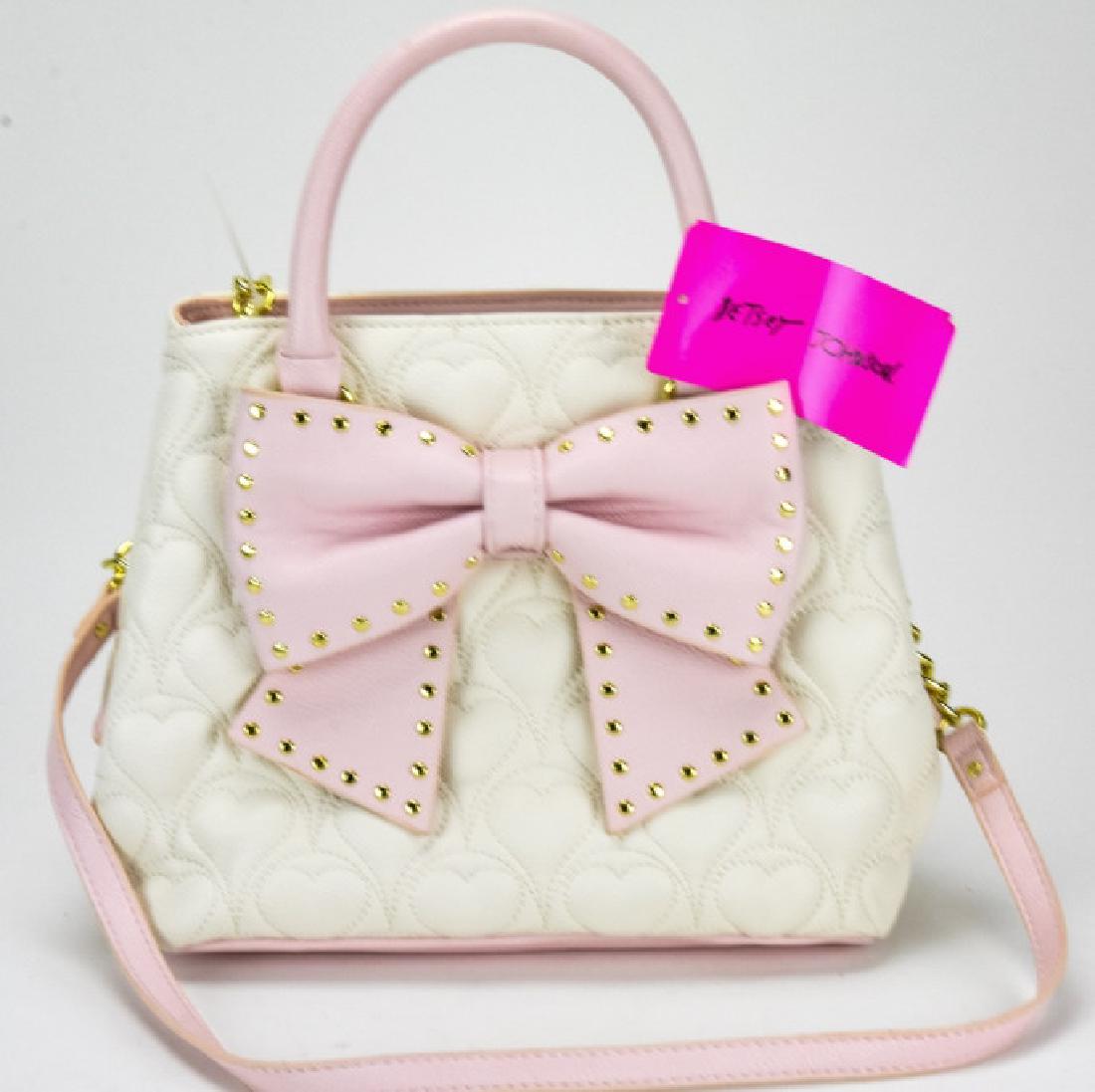 betsey johnson pink purse