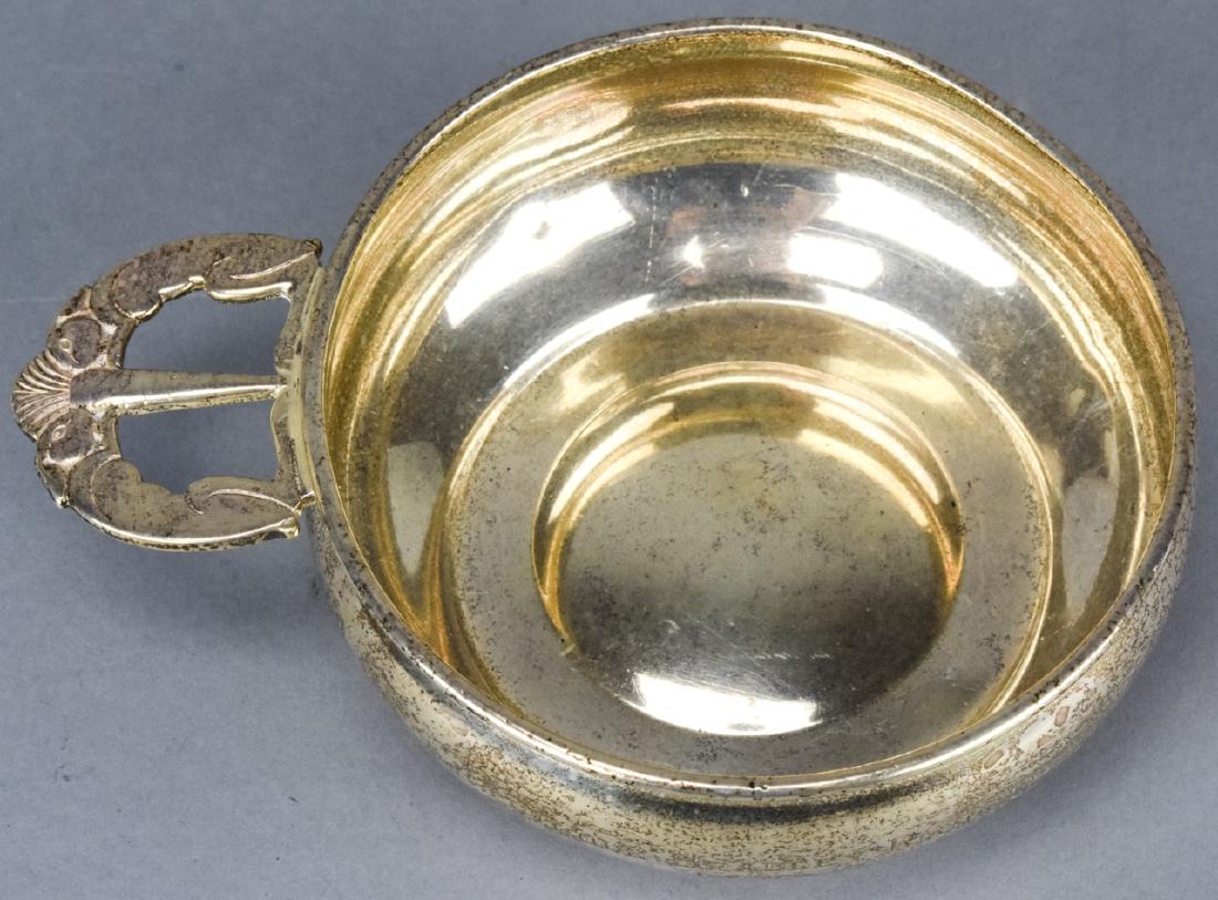 Antique Art Deco Sterling Silver Figural Porringer: Antique Art Deco Sterling Silver Figural Porringer. Hallmarked. Measures 5.5 x 4.25 inches.