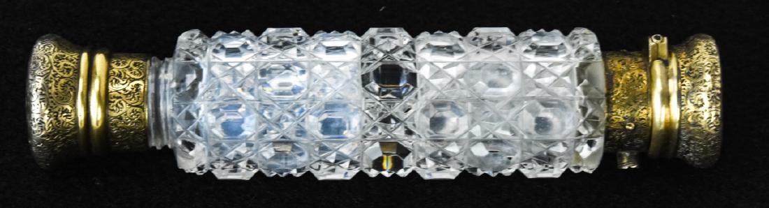 Antique 19th Double Sided Crystal Perfume Bottle (1 of 6)
