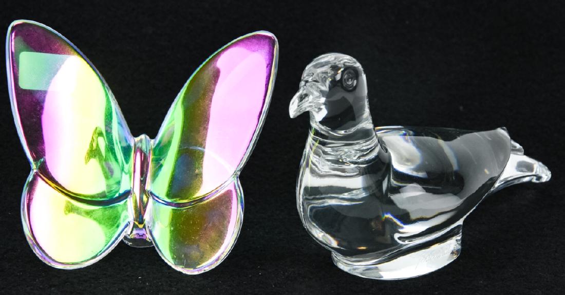 Baccarat Crystal Butterfly & Dove Figurines (1 of 8)
