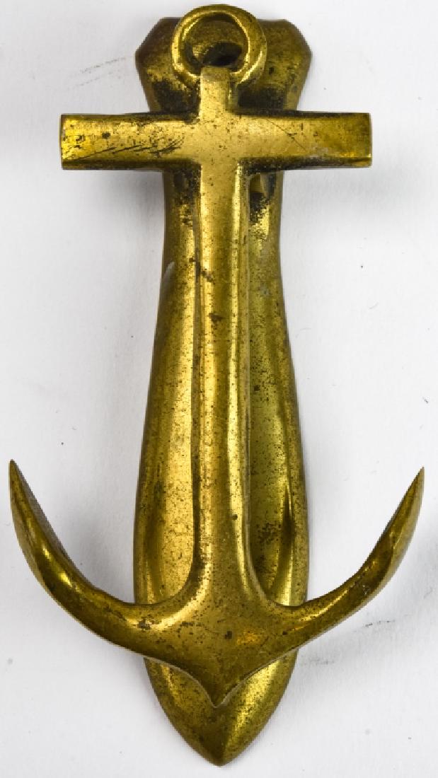 Vintage Nautical Motif Ship Anchor Door Knocker: Vintage Nautical Motif Ship Anchor Door Knocker. Measures 4 inches in length.