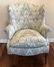 Chinese Chippendale Style Wing Back Chair