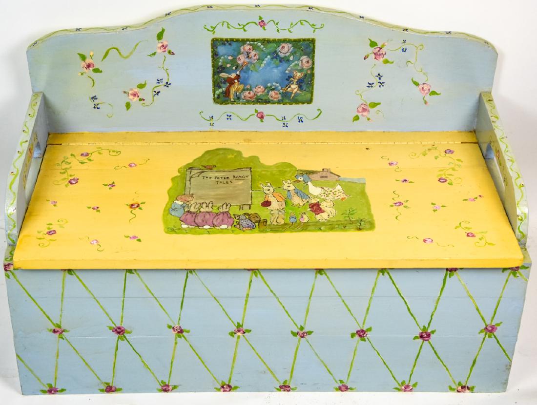 peter rabbit toy chest