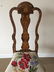 Queen Anne Inlaid Side Chair W Needlepoint Seat - 2