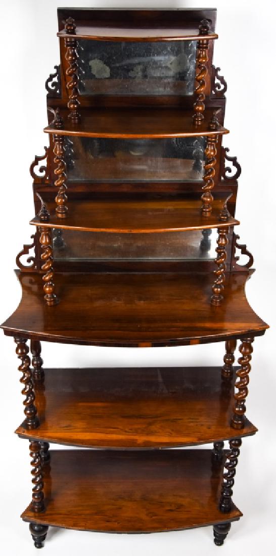 Antique Victorian Etagere W Solomonic Columns (1 of 8)