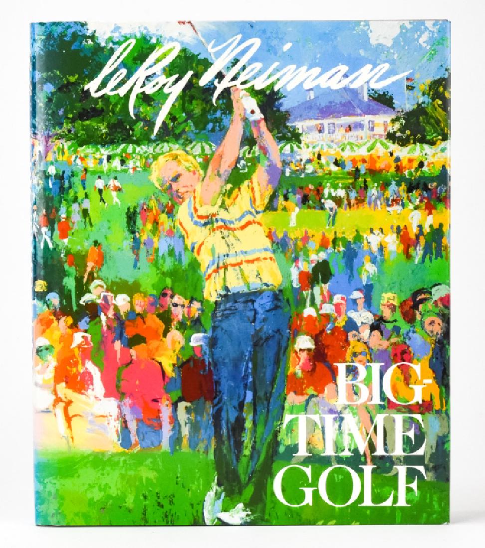 Signed Leroy Neiman Big Time Golf Art Book (1 of 8)