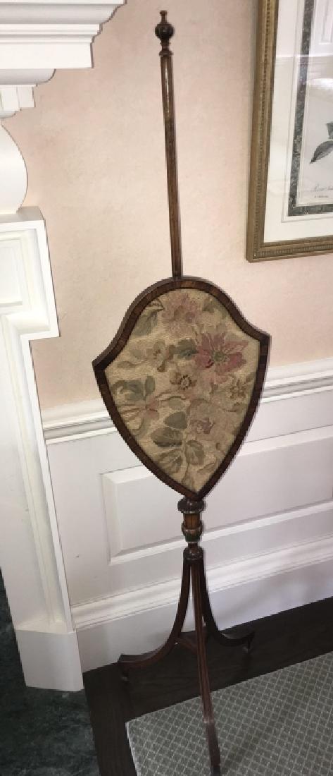 Antique English Regency Tapestry Fireplace Screen (1 of 3)