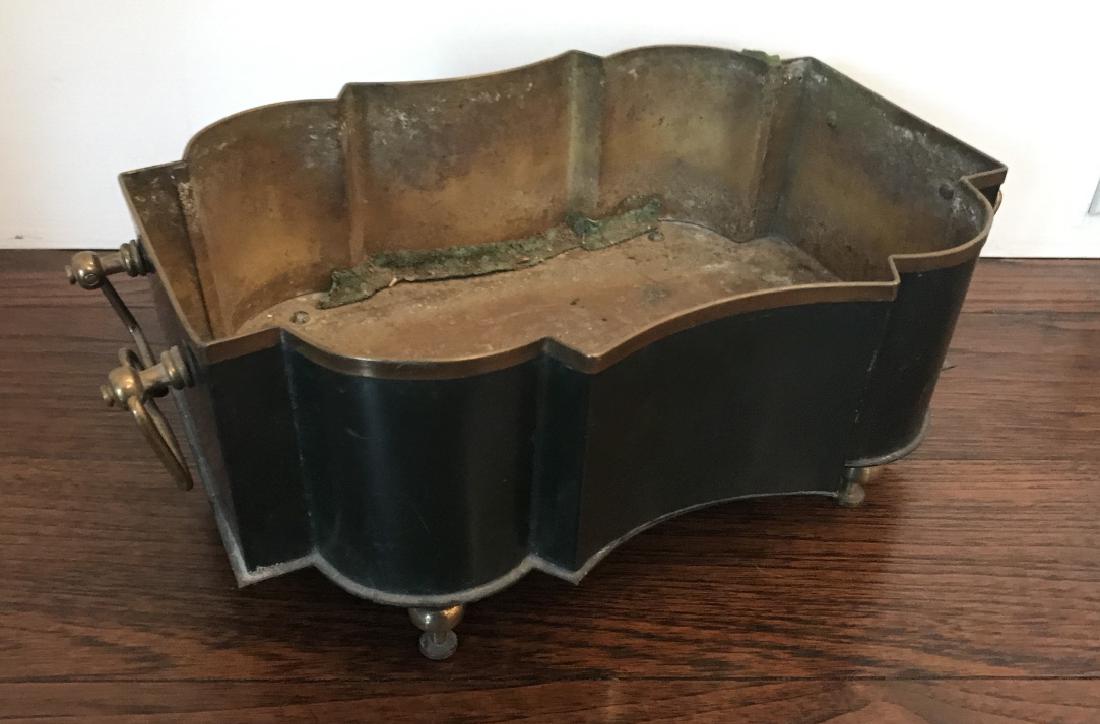 English Regency Style Tole Metal Cache Pot Planter (1 of 1)