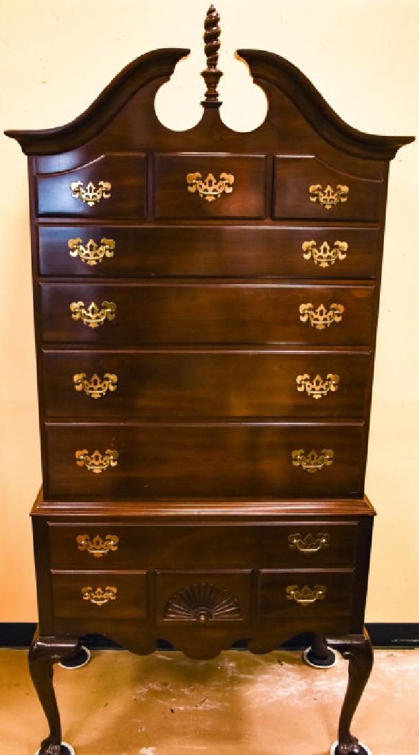 Ethan Allen Mahogany Queen Anne Style Highboy (1 of 8)