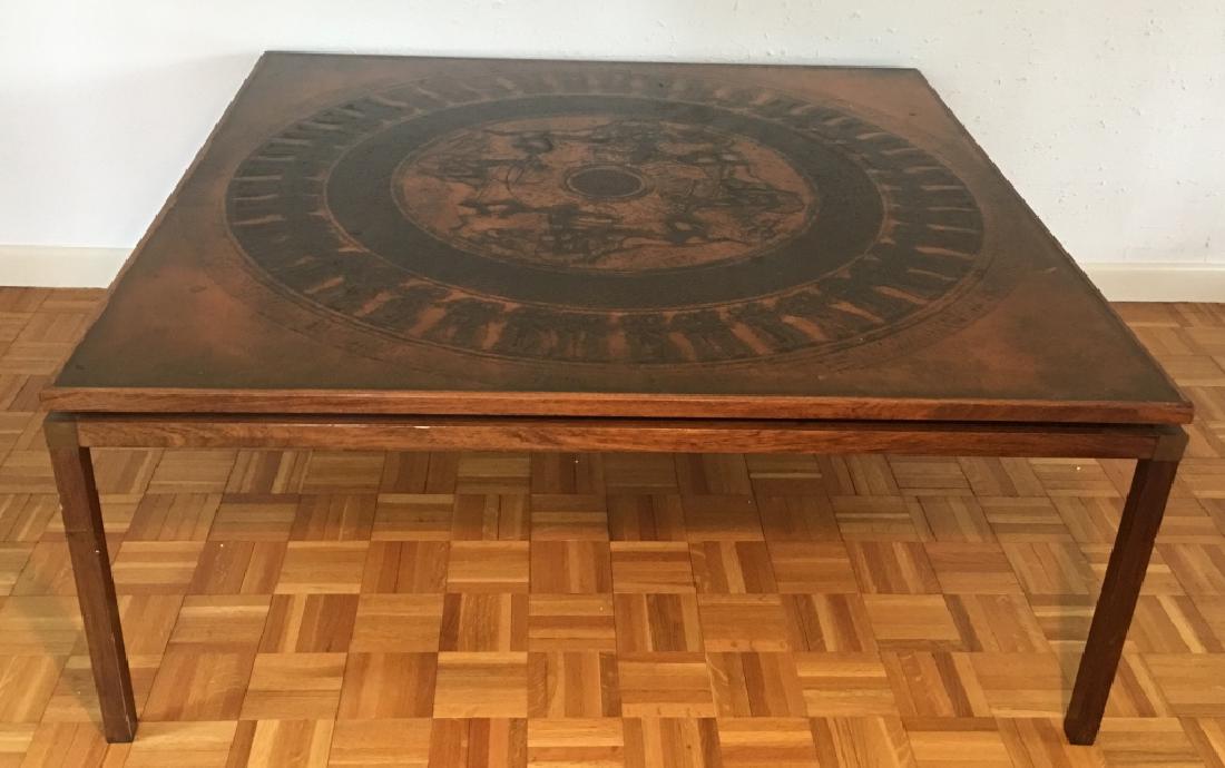 Danish Modern Egyptian Revival Style Coffee Table (1 of 8)
