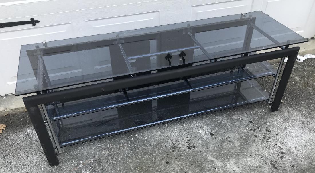 Contemporary / Modern Style Metal & Glass Console (1 of 2)