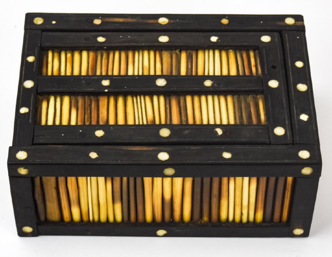 Antique Anglo Indian Porcupine Quill Box (1 of 8)