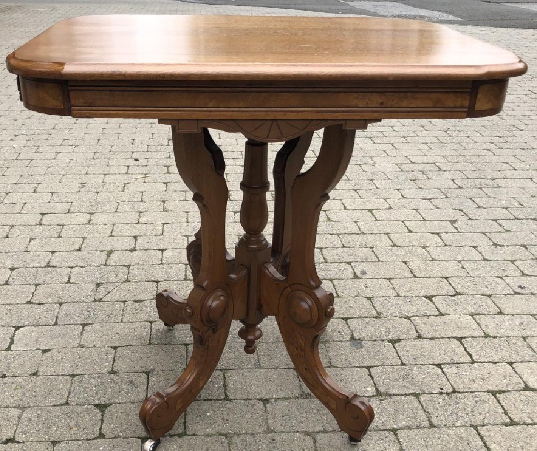 Victorian Aesthetic Movement Inlaid Table (1 of 8)