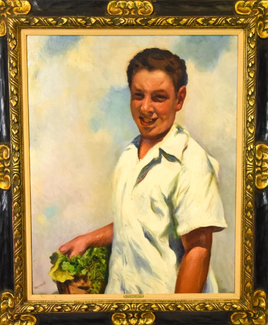 Dana Ripley Pond Large Oil Portrait of Boy (1 of 10)