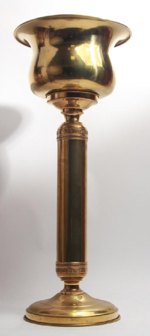 Large Standing Gilt Metal Champagne Bucket (1 of 5)