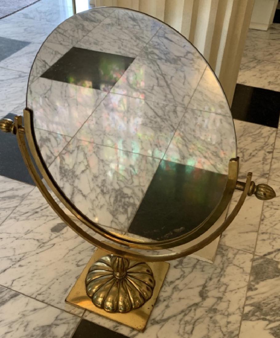 Brass Oval Vanity Mirror (1 of 4)