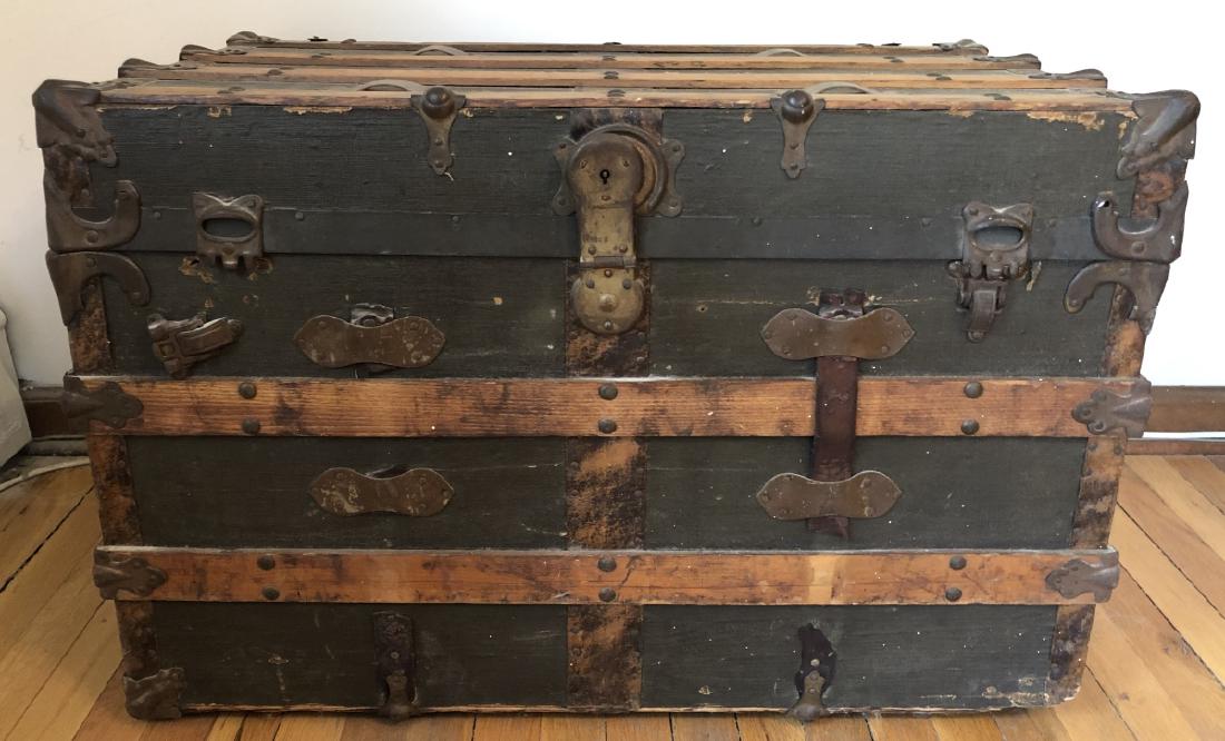 Antique Wood + Metal Steamer Trunk Shipping Labels (1 of 4)