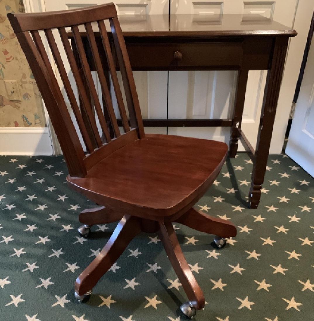 Sheraton Style Child Size Desk & Office Chair (1 of 5)