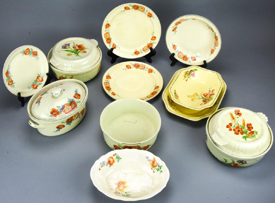 Lot Pottery Porcelain Kitchen / Serve Ware Pieces (1 of 10)