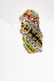 Pair Vermeil Diamond Emerald Ruby Sapphire Earring - 2