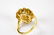 Estate 14kt Yellow Gold & Opal Cluster Ring - 2