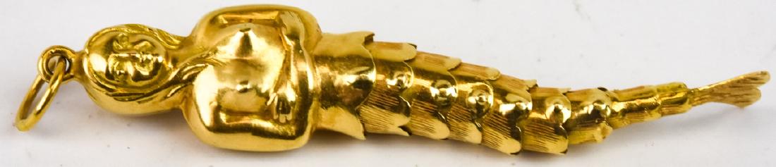 Vintage Large Scale 18kt Yellow Gold Mermaid (1 of 8)