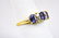 Estate 14kt Yellow Gold Diamond & Tanzanite Ring - 2