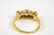 Estate 14kt Yellow Gold Diamond & Tanzanite Ring - 4