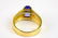 Estate 14kt Yellow Gold Tanzanite Solitaire Ring - 4